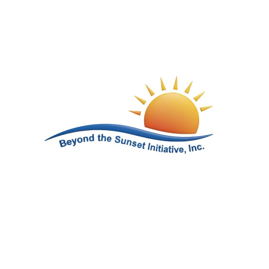 Sunset logo with company name below.